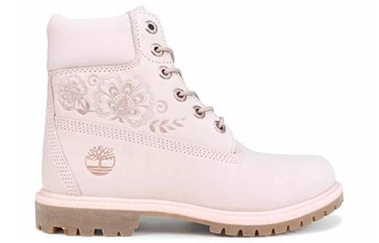 (WMNS) Timberland 6-Inch Premium Waterproof Embossed Boots 'Pink' A1TKO