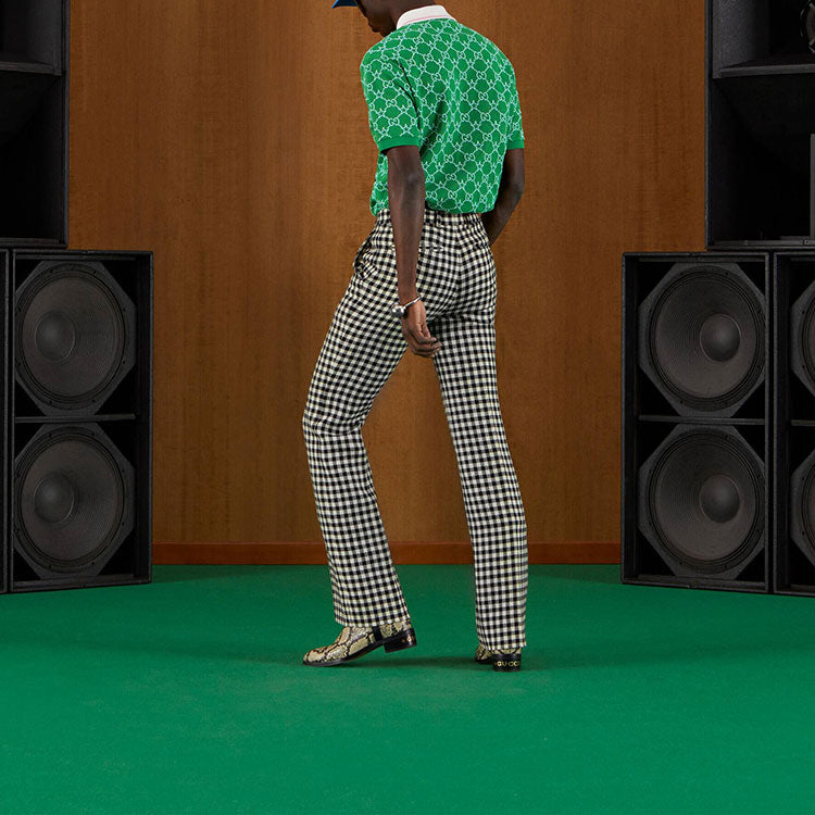Gucci GG Stretch Cotton Polo 'Green' 696071-XJEE9-3129
