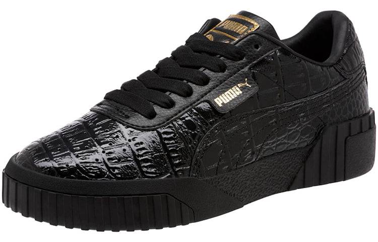 (WMNS) PUMA Cali Croc Trainers Black 369735-03