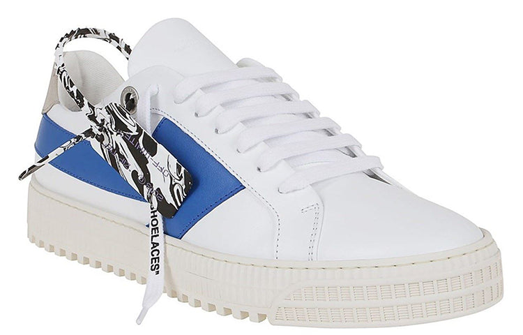 Off-White Low Top Sneakers White/Blue OMIA177E20LEA0010145