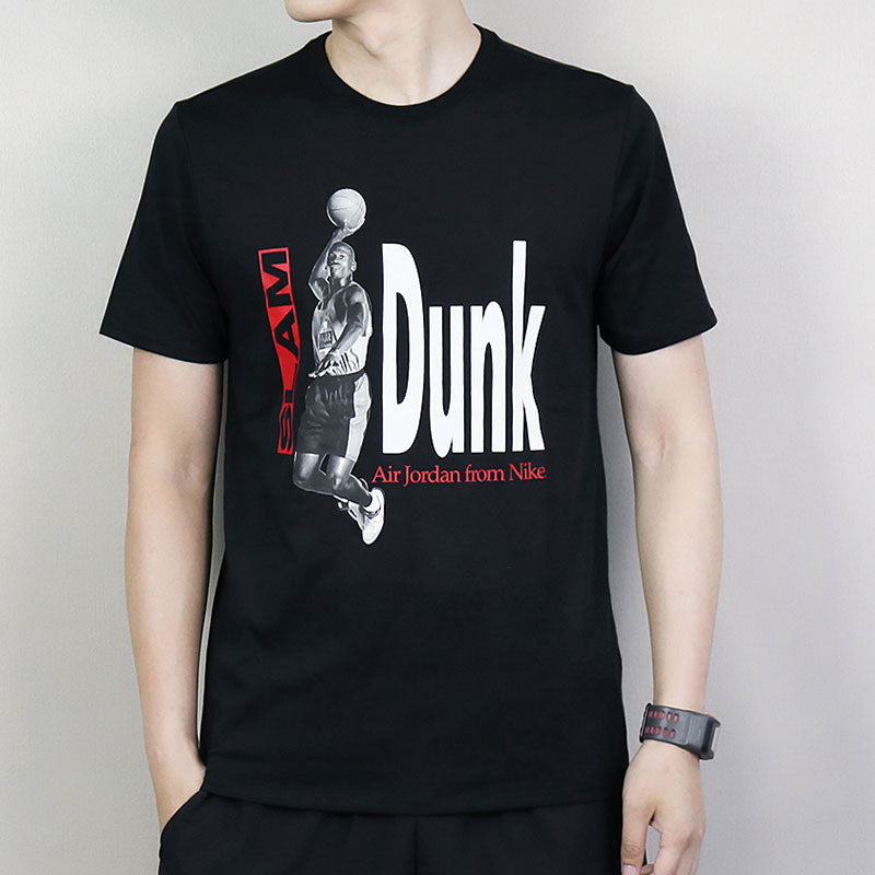 Air Jordan Jumpman Printed Sports TEE Men Black 939615-010