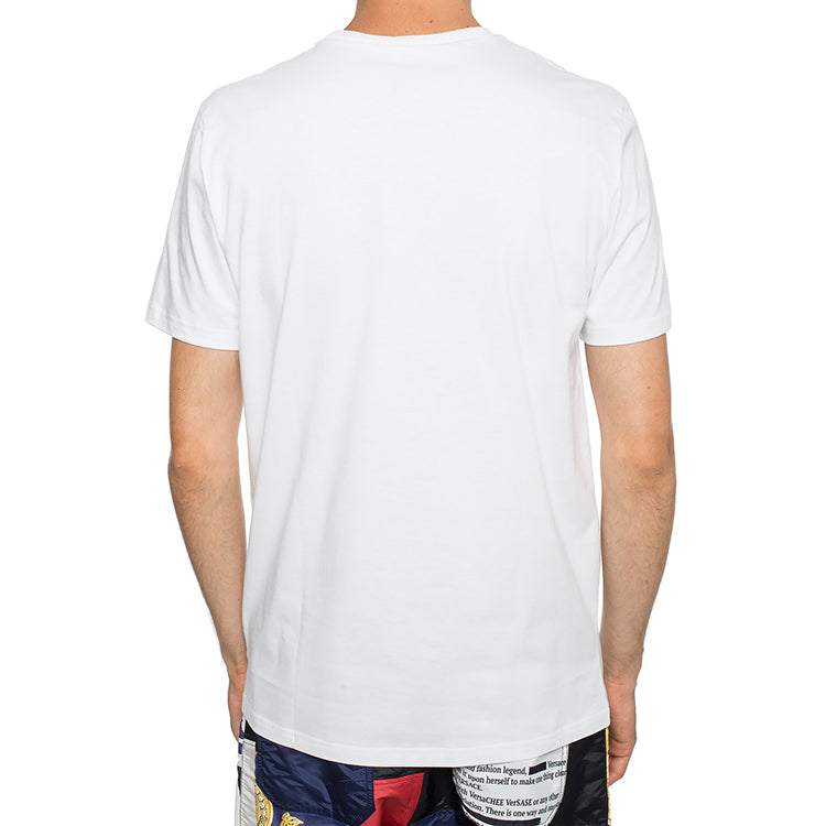 Men's DIOR Small Bee Embroidered Short Sleeve White 733J603B0533-005