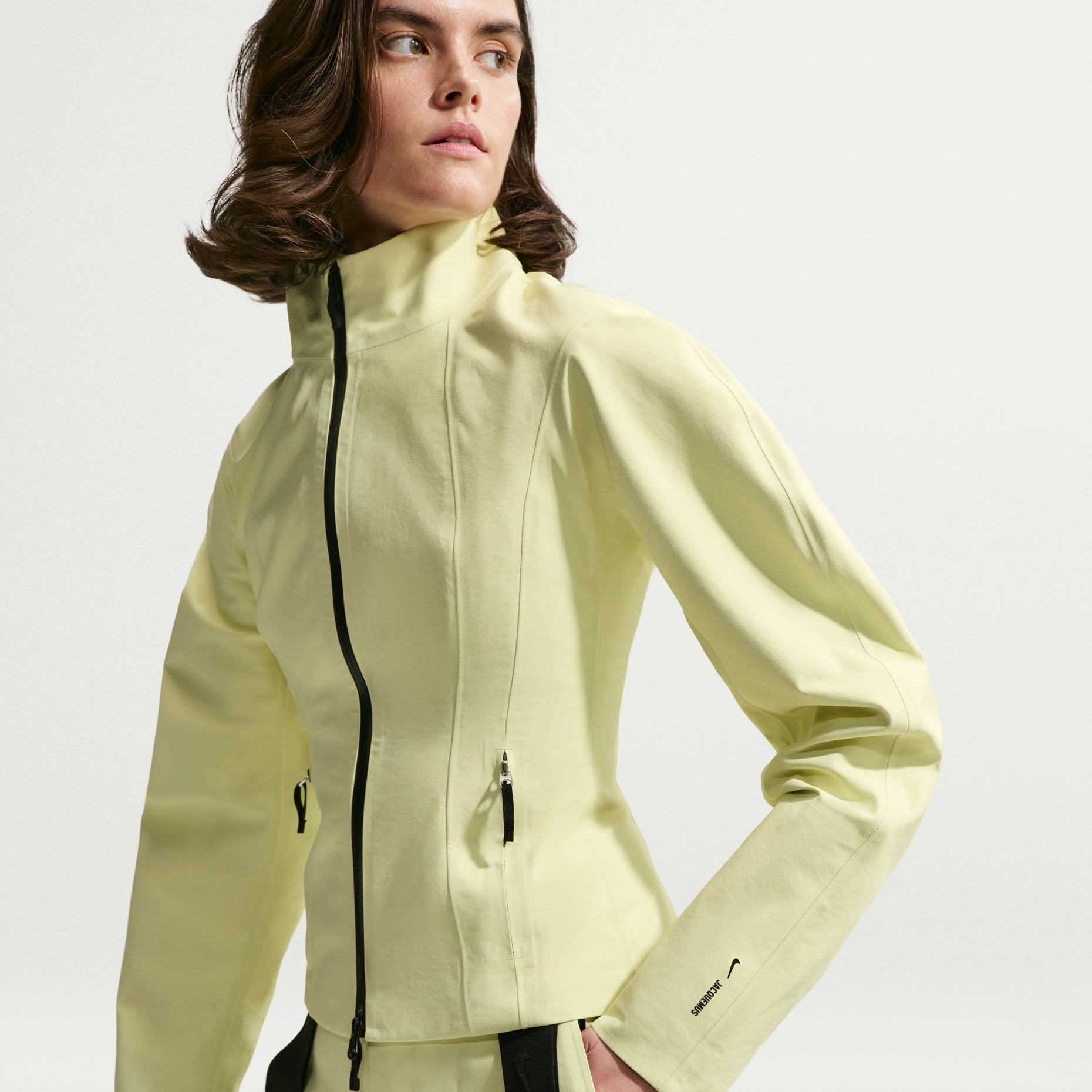 (WMNS) Nike x Jacquemus GORE-TEX Jacket 'Citron Tint Black' HQ6177-868