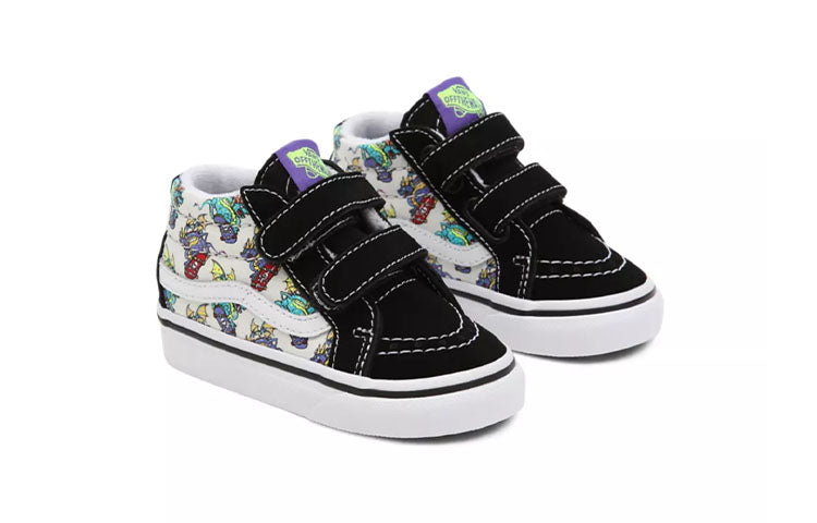Vans Sk8-Mid Skate Dragon Reissue 'Black White Blue' VN00018WARH