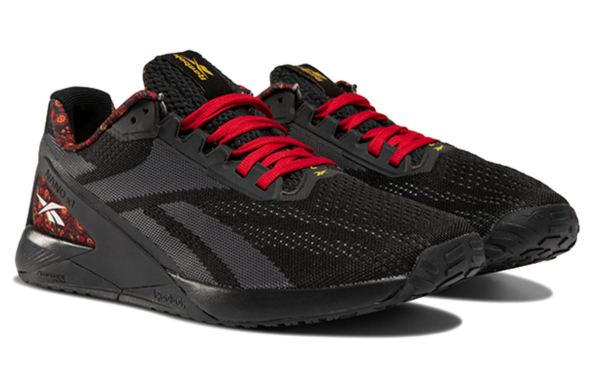 Reebok Nano X1 Black Red Running Shoes 'Black Red' GY2711