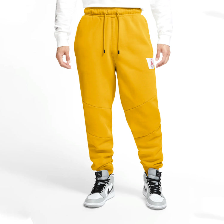 Air Jordan Sports Bundle Feet Long Pants Yellow CK6470-711