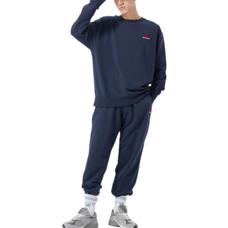 New Balance Embroidered Logo Long Sleeves T-Shirt Asia Sizing 'Blue' UT21501-NGO