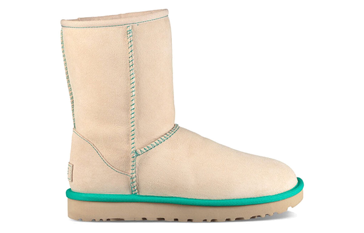 (WMNS) UGG Classic Short II Neon 'Cream White' 1016865-CNV