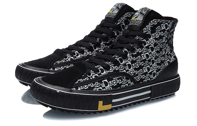 Li-Ning Classic Canvas Hi x Disney 'Black White' AGCR179-1