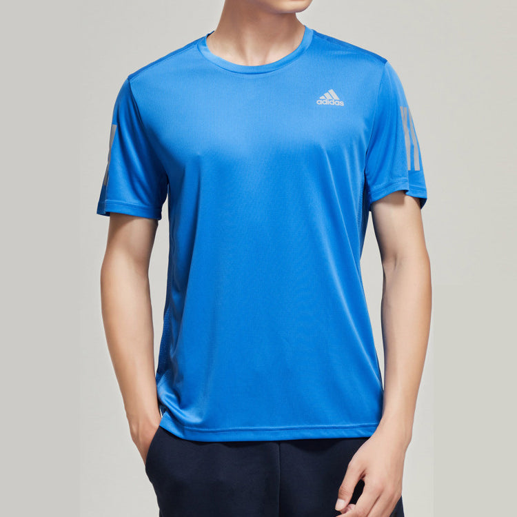 adidas Own The Run Sports Short Sleeve Tee 'Blue Grey' DX1995
