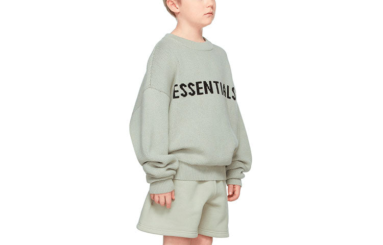 (GS) Fear of God Essentials FW21 Green/Concrete Pullover Sweater FOG-FW21-131