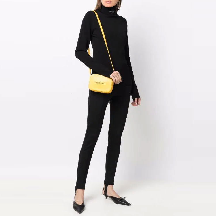 Balenciaga Fitted Turtleneck Sweater 'Black' 682003T51751000