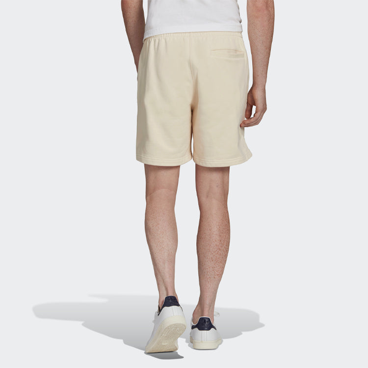 adidas originals C Short Ft Solid Color Small Label Sports Lacing Shorts Yellow HG4865
