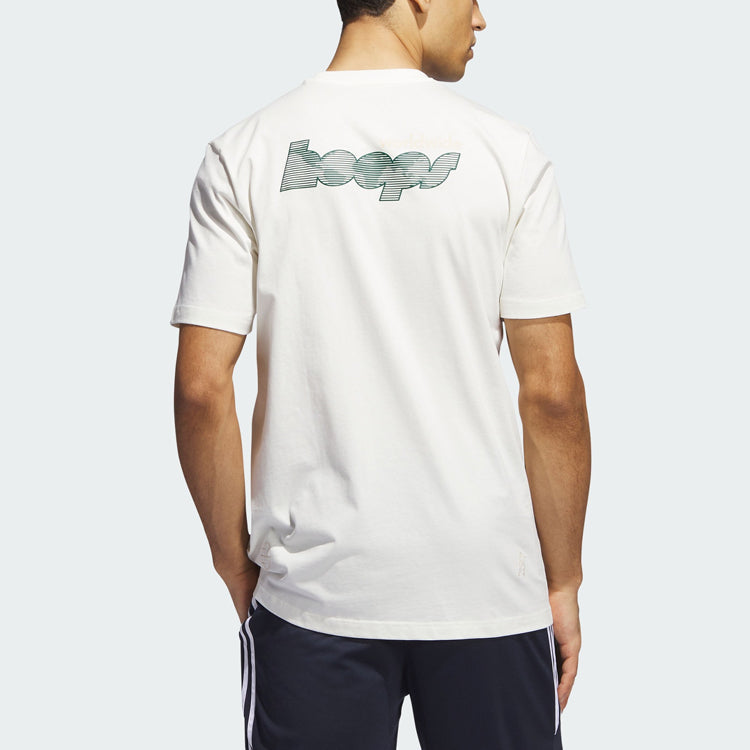 adidas Worldwide Hoops Story T-shirt 'Off White' IM4616