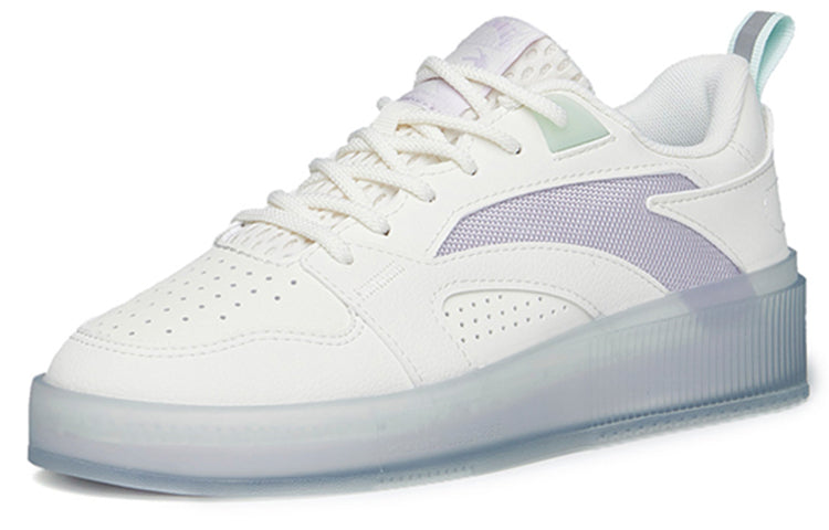 (WMNS) ANTA x Care Bears Skateboarding Series Sneakers 'Love-A-Lot White Purple' 122228040-2