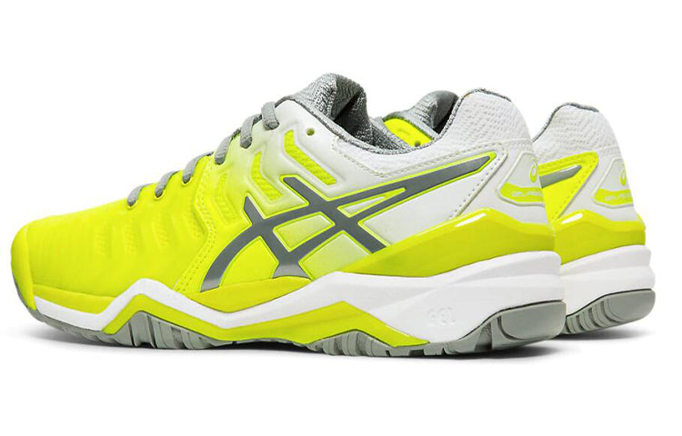 (WMNS) ASICS Gel Resolution 7 'Safety Yellow Stone Grey' E751Y-750