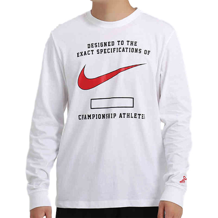 Nike Sportswear Causual Sports Long Sleeve Male White CW0528-100