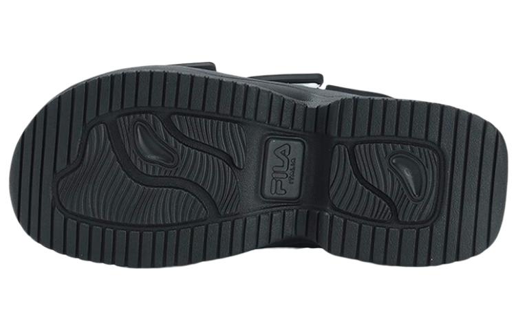 (WMNS) FILA Puff Sandals 'White Black' F12W321401FWA