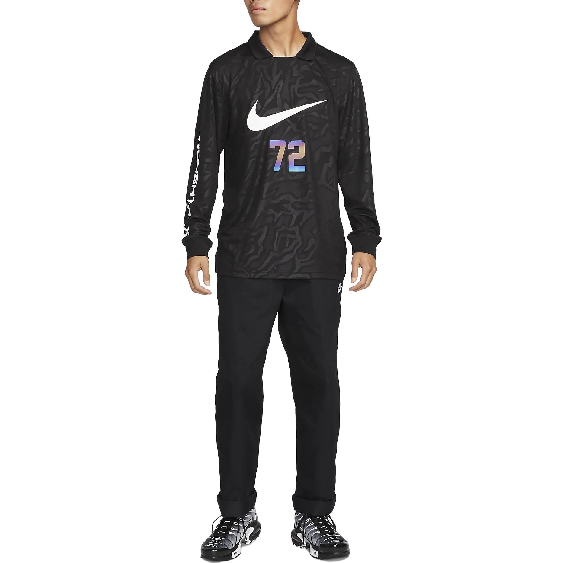 Nike Sportswear Long-Sleeve Top 'Black' DX0050-010