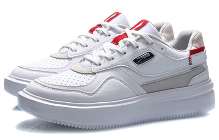 (WMNS) Li-Ning Sport Leisure 'White Grey Red' AGCQ334-1