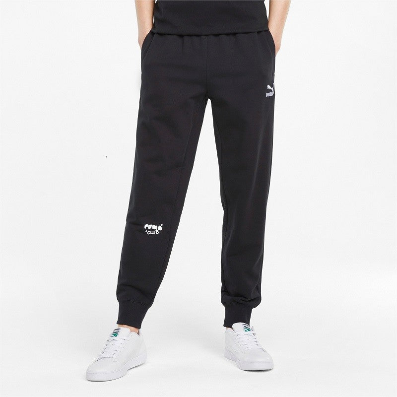 PUMA Logo Club Sweatpants 'Black' 533202-01