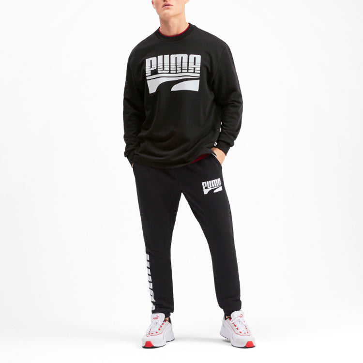 PUMA Rebel Bold Logo Sweater 'Black' 580905-01