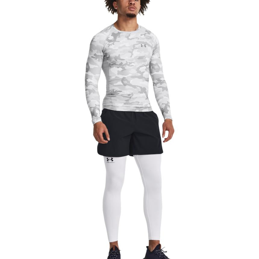 Under Armour ColdGear Infrared Compression Printed Crew 'Grey Silver' 1381744-011