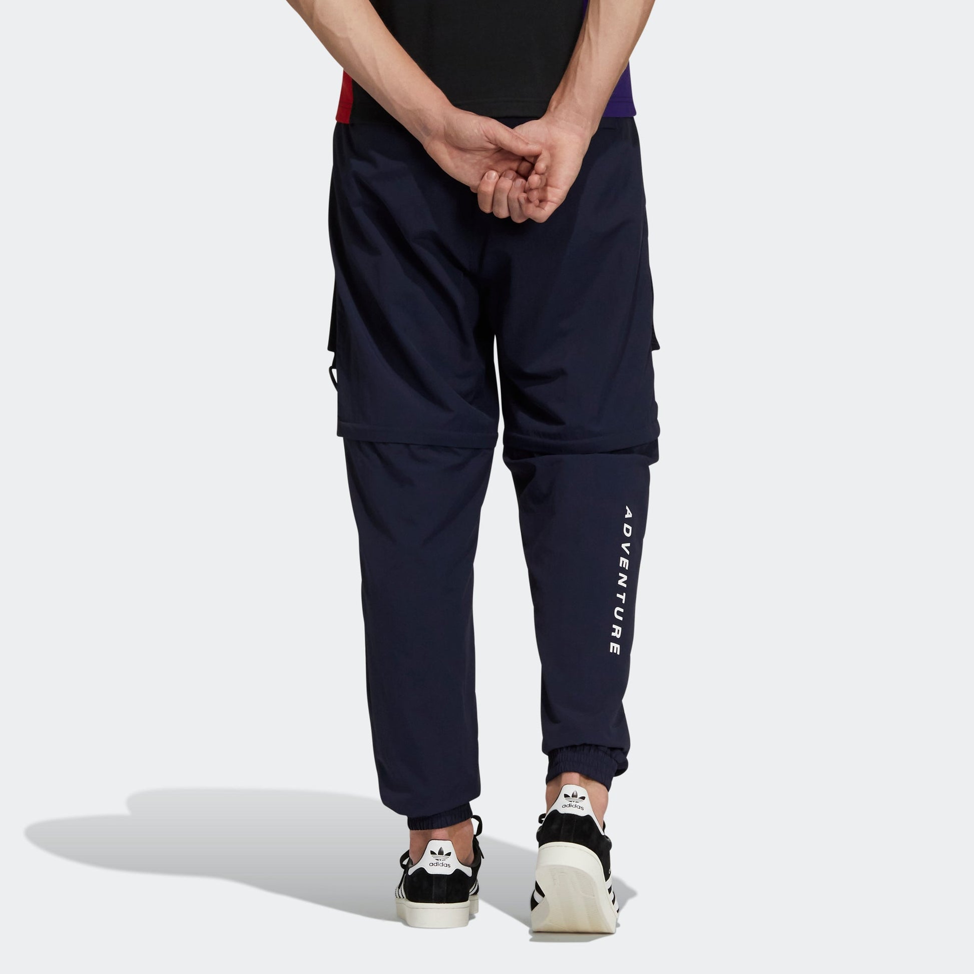 Men's adidas originals Adv Pants 2 Contrasting Colors Pocket Bundle Feet Sports Pants/Trousers/Joggers Legendary Ink Blue H46691