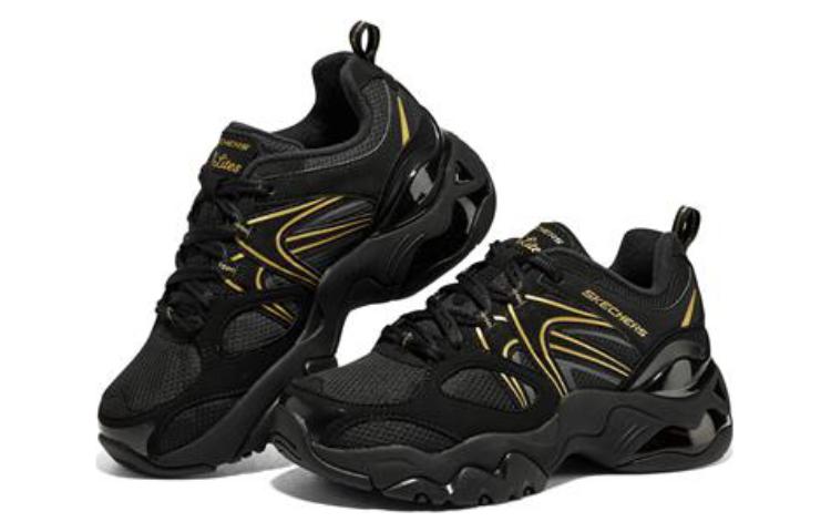 Skechers DLites 3.0 Air Sneakers 'Black Gold' 896150-BBK