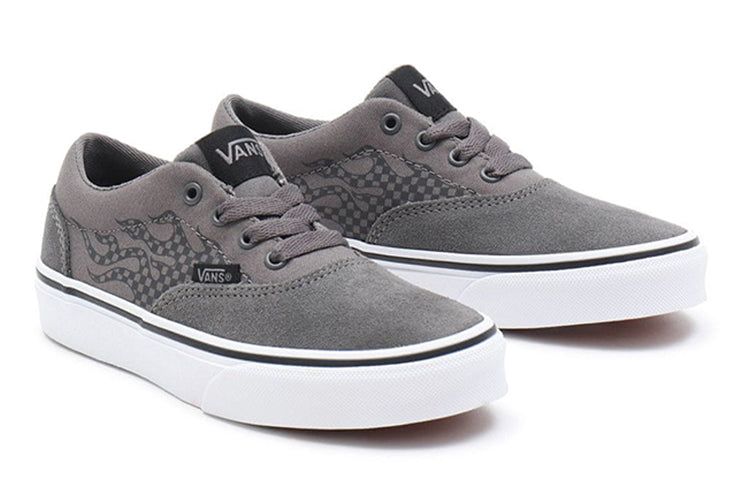 Vans Doheny Lightweight Casual Skateboarding Shoes Big Boys Gray VN0A3MWA9BQ