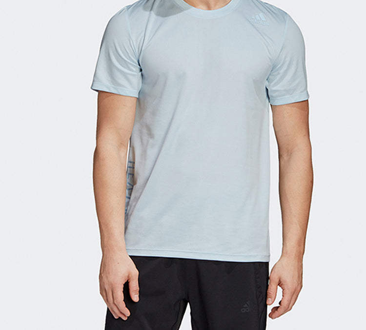 adidas Trg Tee H.Rdy Sports Training Short-sleeve Tee Men Light Blue FM2094