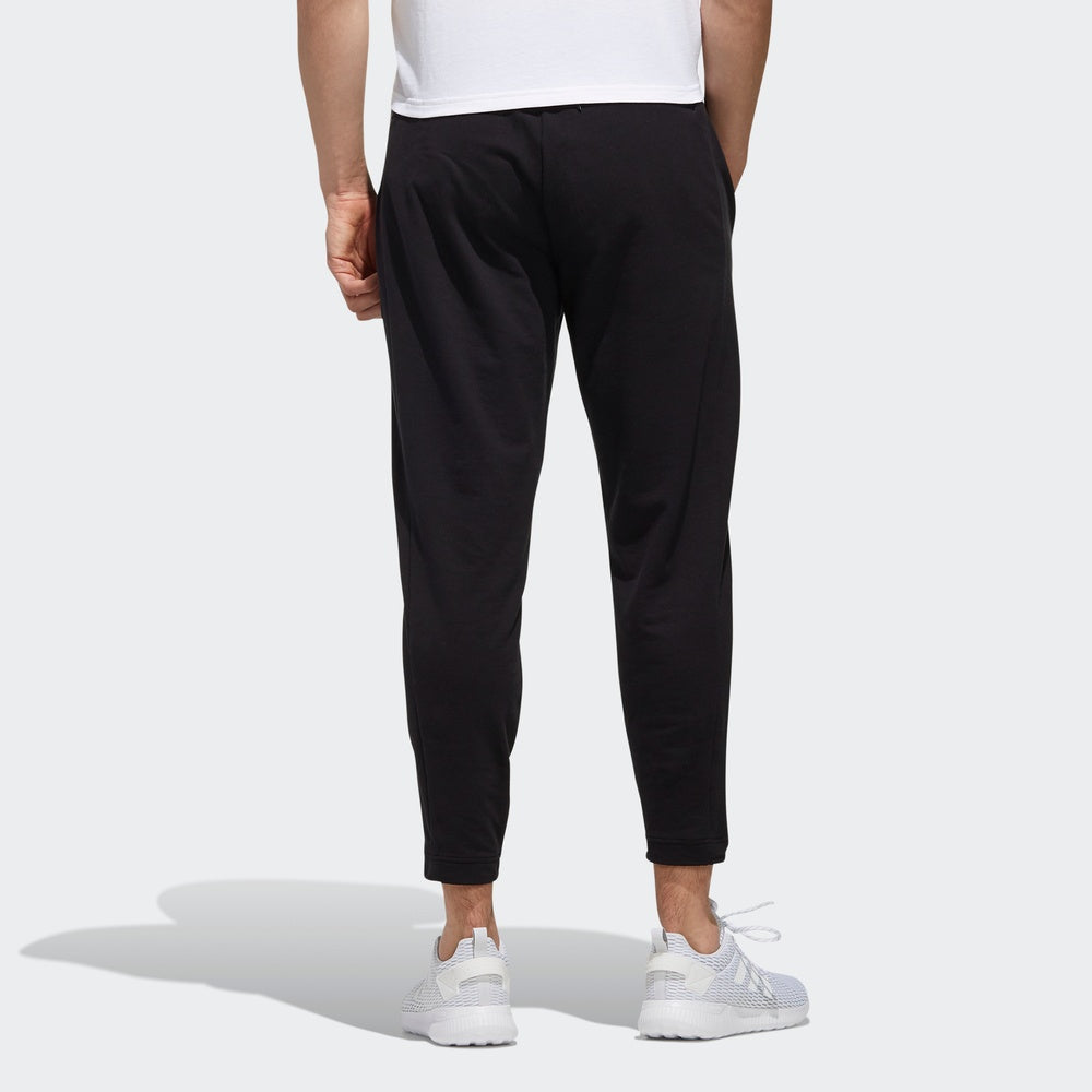adidas neo logo Casual Sports Pants Black EJ7078