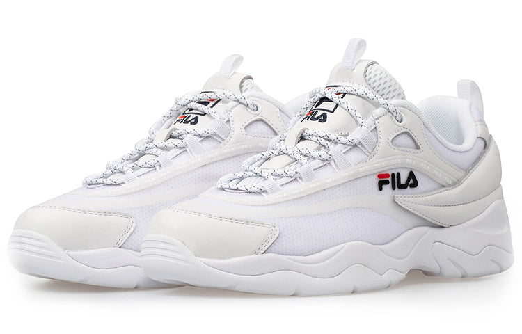 (WMNS) Fila Ray Low-top Retro Running Shoes White T12W021101FWT