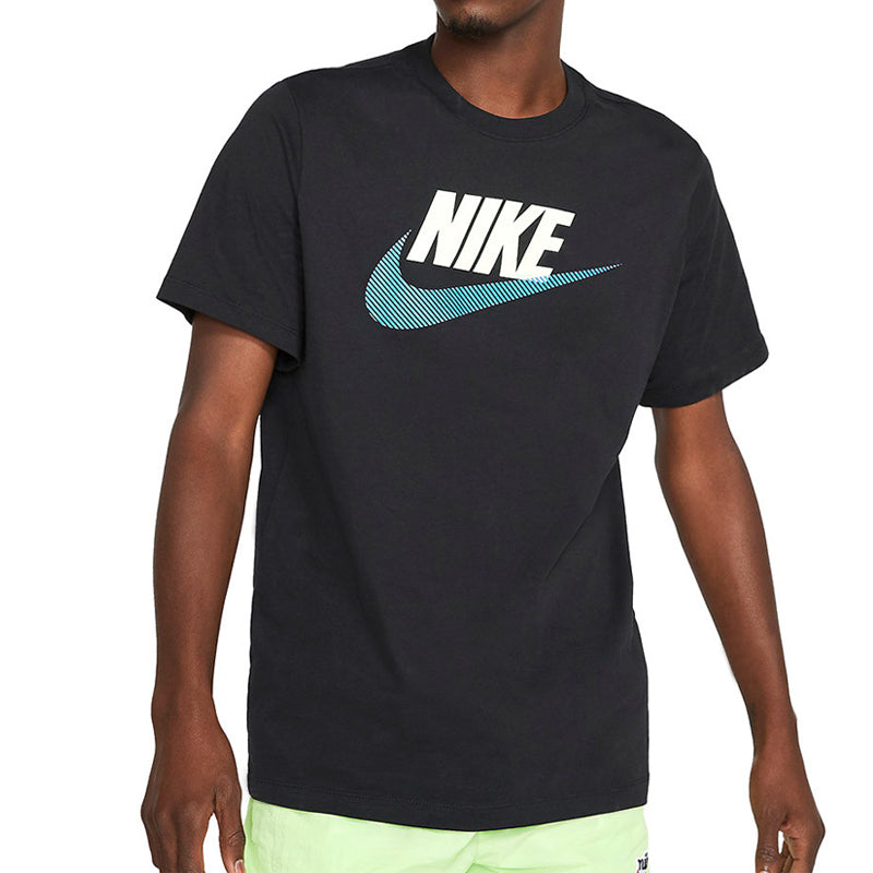 Men's Nike Casual Sports Breathable Alphabet Printing Short Sleeve Black T-Shirt DB6523-010