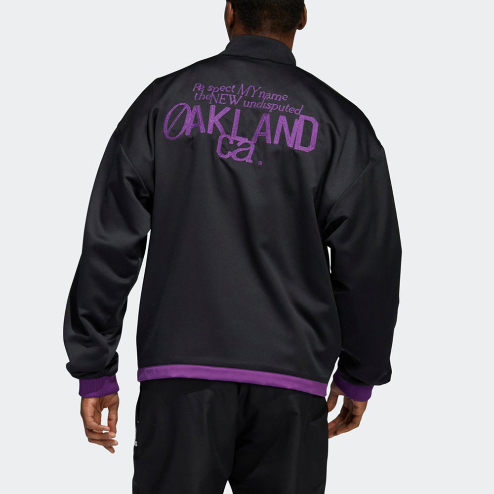 adidas logo Sports Basketball Jacket Black HE5466