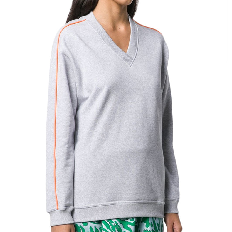 (WMNS) KENZO Back Logo V neck Sports Hoodie White F952SW774952-93