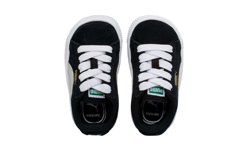 PUMA Suede Toddler 'Black White Grey' 353636-01