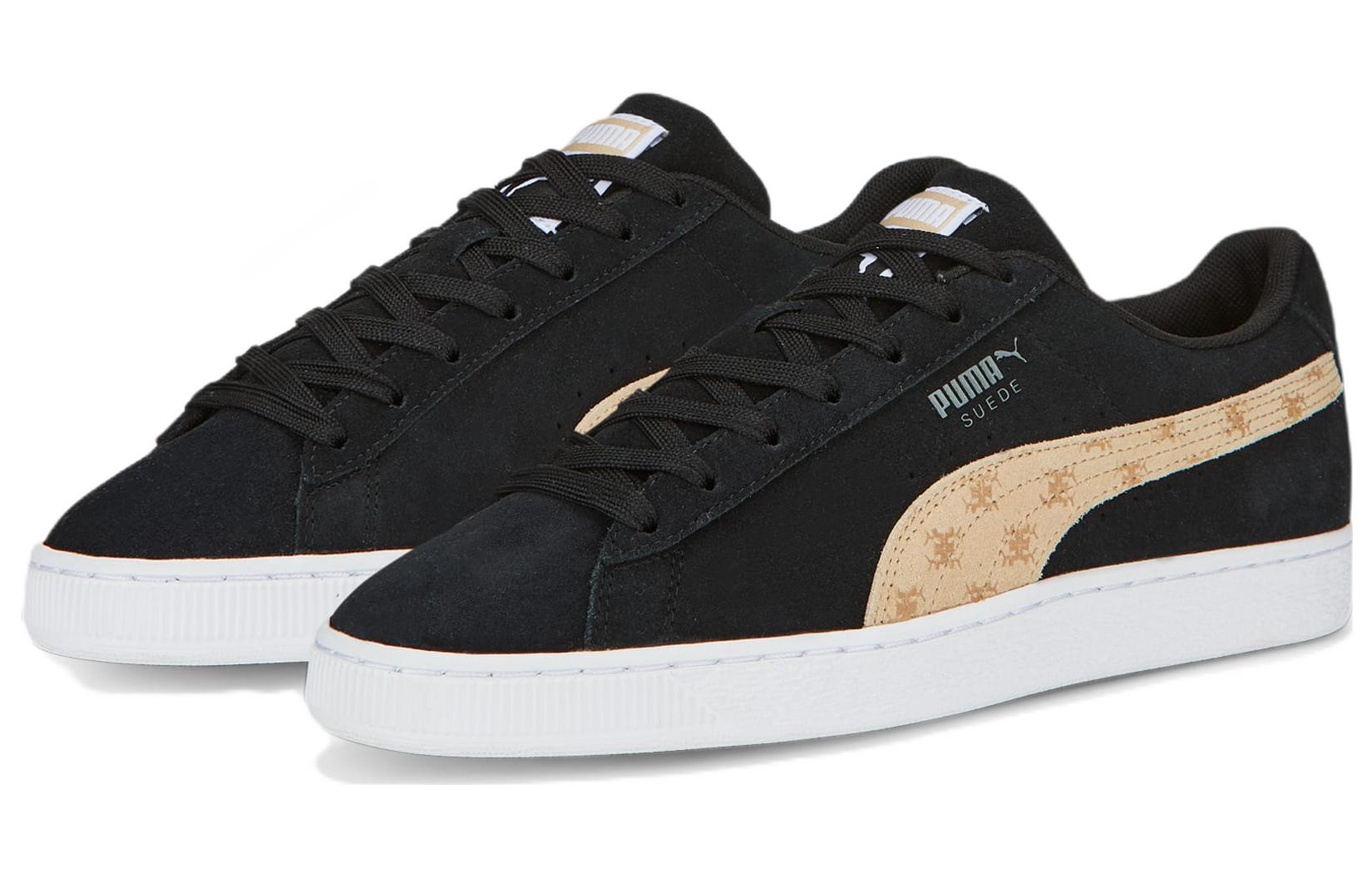 PUMA Suede T7 'Black Yellow' 388717-02