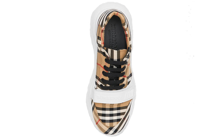 Burberry Vintage Check Cotton Sneakers 'Beige White' 80202821
