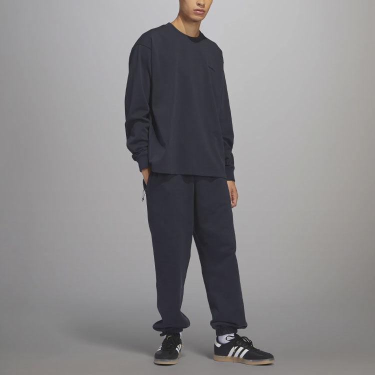 adidas x Pharrell Long Sleeve Tee 'Dark Grey' HN3437