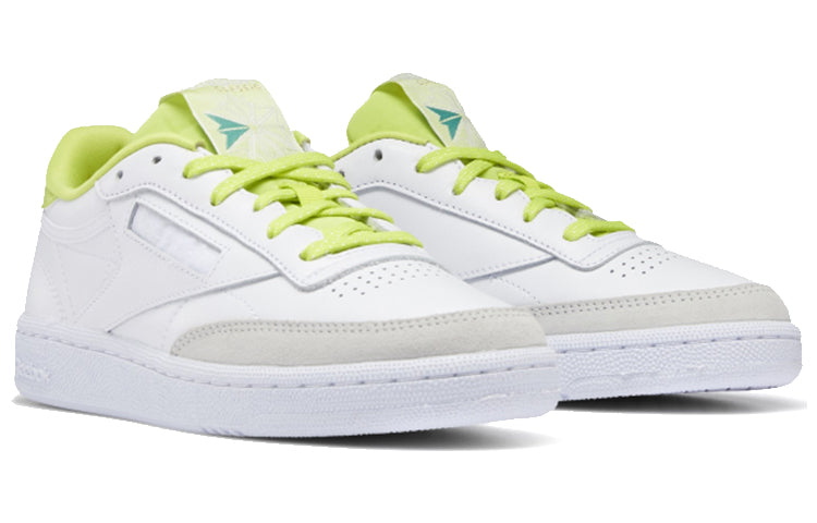 (WMNS) Reebok Club C85 'Cloud White Acid Yellow' GW5439