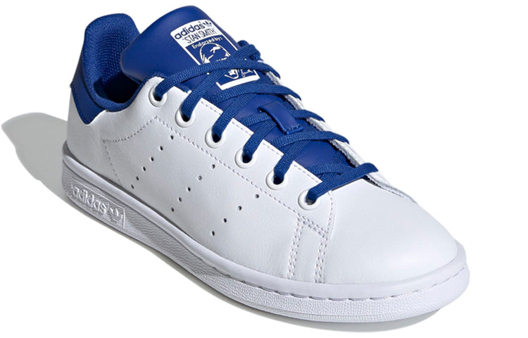 (GS) adidas Stan Smith J 'White Royal Blue' FW4492