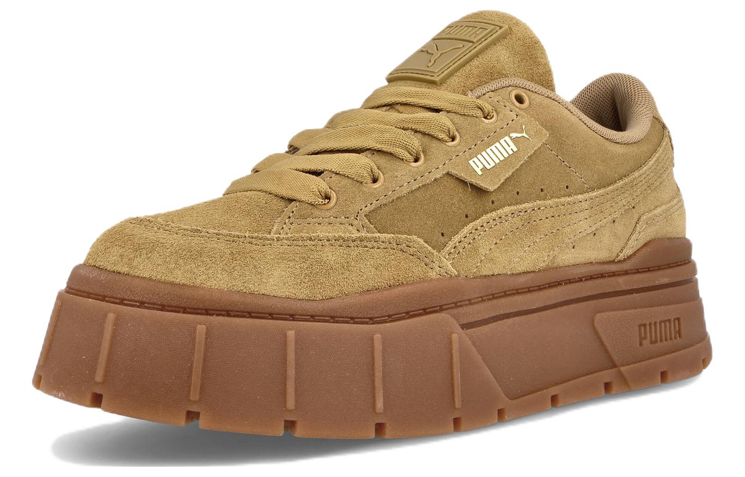 (WMNS) PUMA Mayze Stack Suede 'Brown Gold' 383983-03