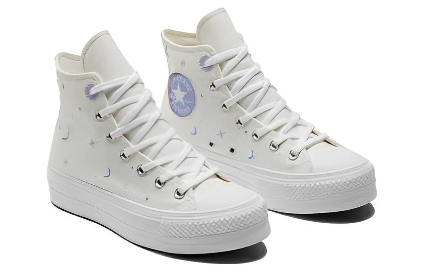 (WMNS) Converse Chuck Taylor All Star Lift 'Cream Purple' A02895C