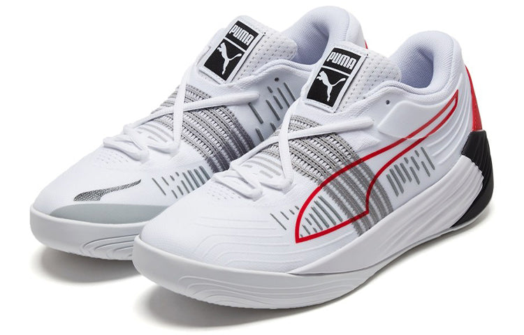 PUMA Fusion Nitro 'White High Risk Red' 195514-04