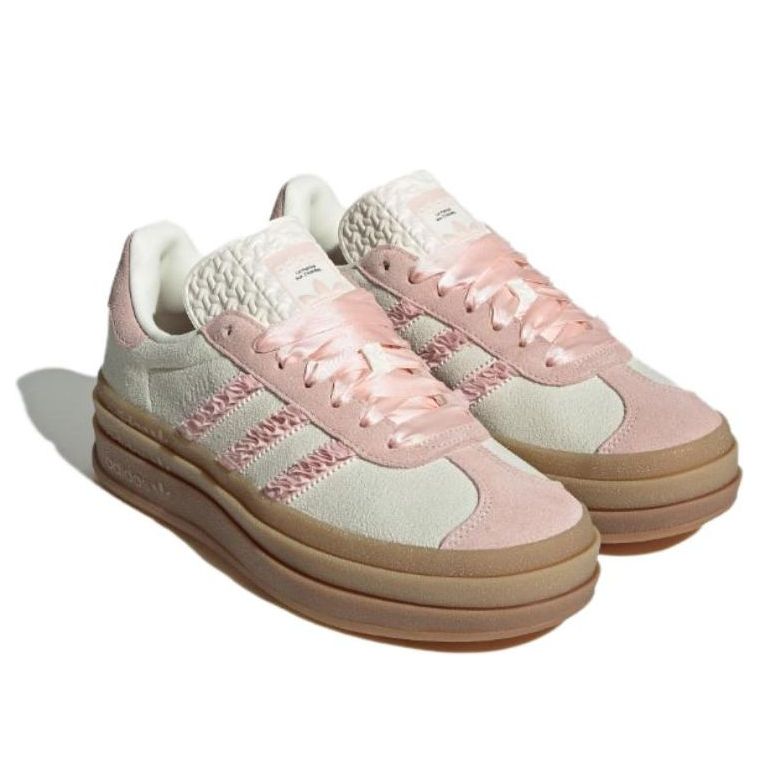 (WMNS) adidas Gazelle Bold 'Sandy Pink Ruffle' JR8374