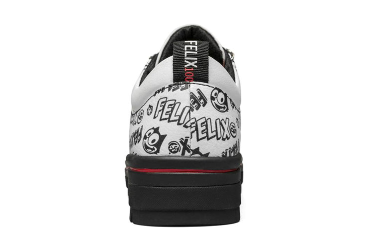 (WMNS) Skechers Street Cleats 2 Sneakers Black/White 155053-WBK