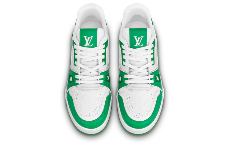 LOUIS VUITTON LV Trainers 'White Green' 1AANFY