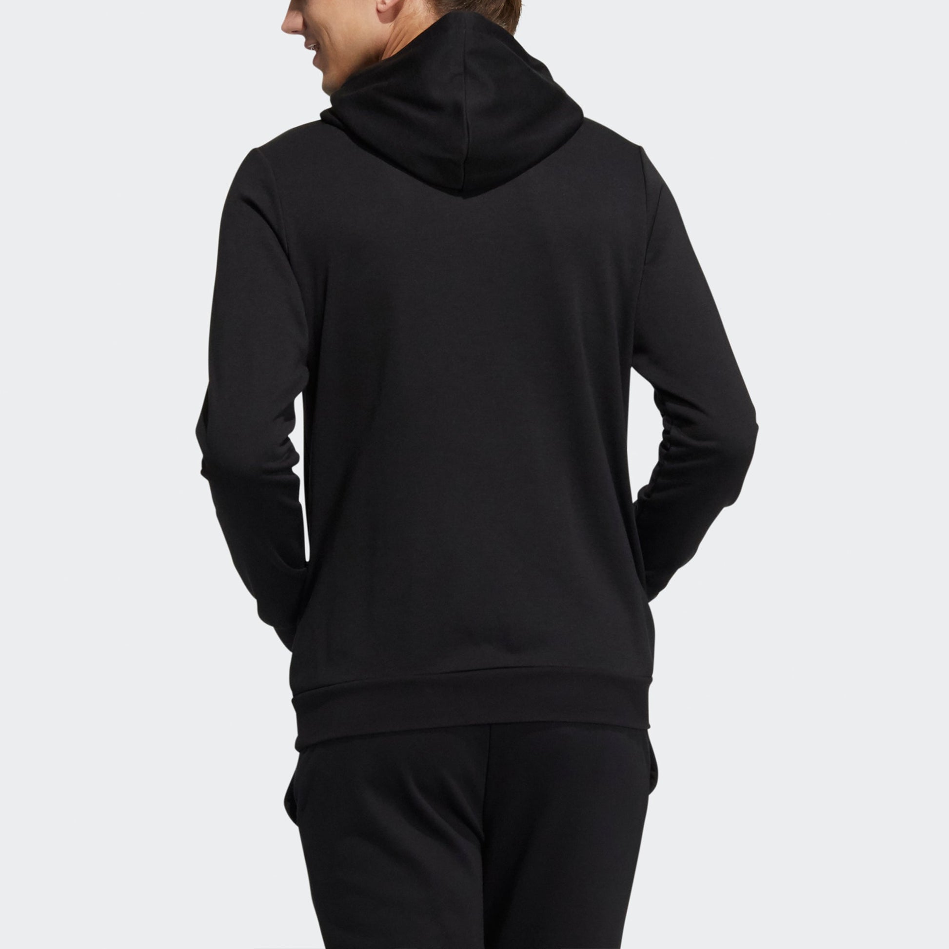 Men's adidas neo Ce Logo Hdy Logo Printing Sports Black H14187