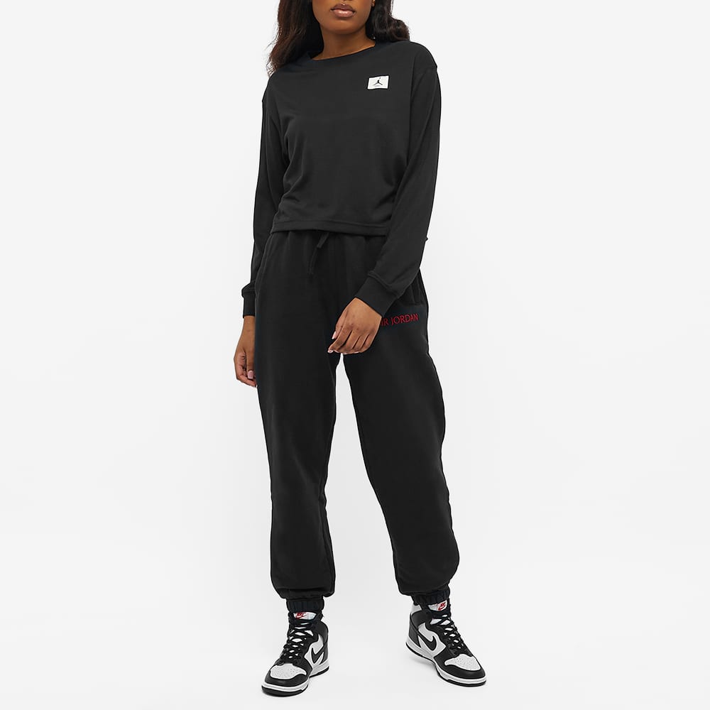 (WMNS) Air Jordan Woodwork Sweatpants 'Black' DQ4651-010